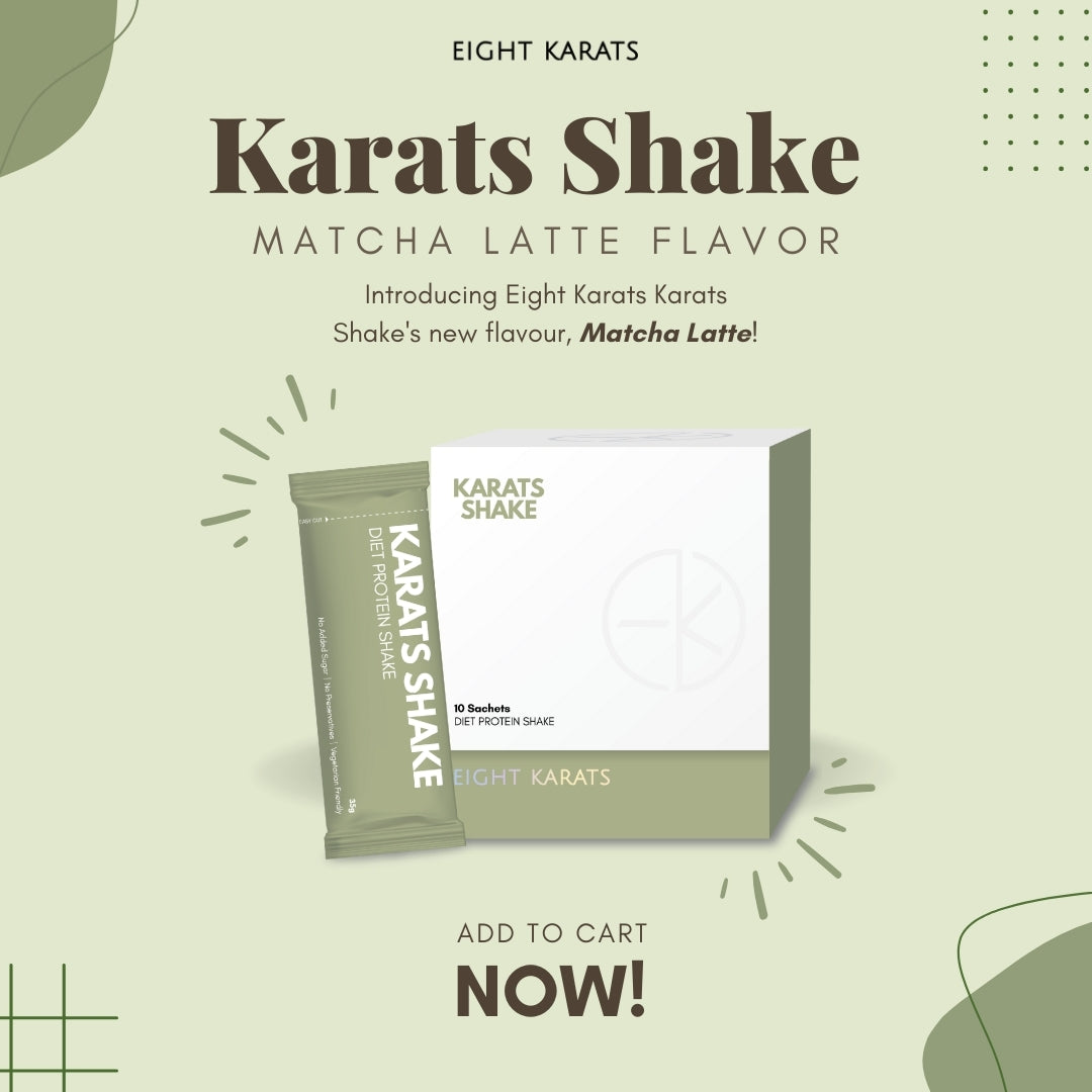 Eight Karats KARATS SHAKE Diet Protein Shake (MATCHA LATTE)