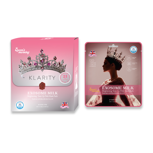 KLARITY X Queen's Morning Mask Brightening Tone Up Pink Mask Pack