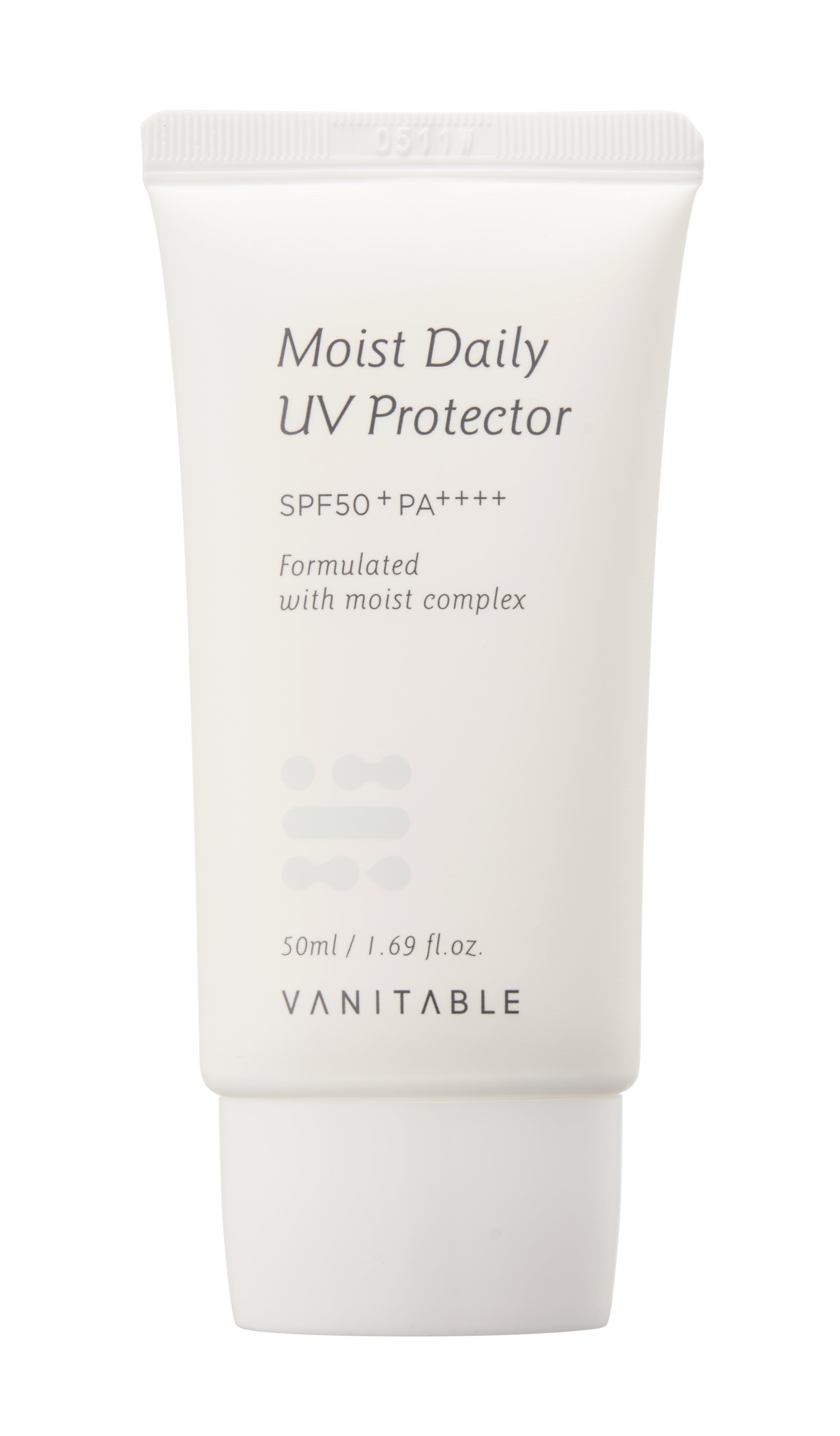 VANITABLE Moist Daily UV Protector 50ml SPF50+/ PA++++ Vegan & Made In Korea