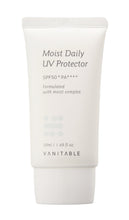 VANITABLE Moist Daily UV Protector 50ml SPF50+/ PA++++ Vegan & Made In Korea