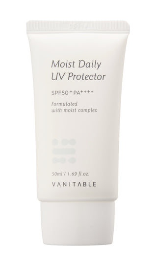 VANITABLE Moist Daily UV Protector 50ml SPF50+/ PA++++ Vegan & Made In Korea