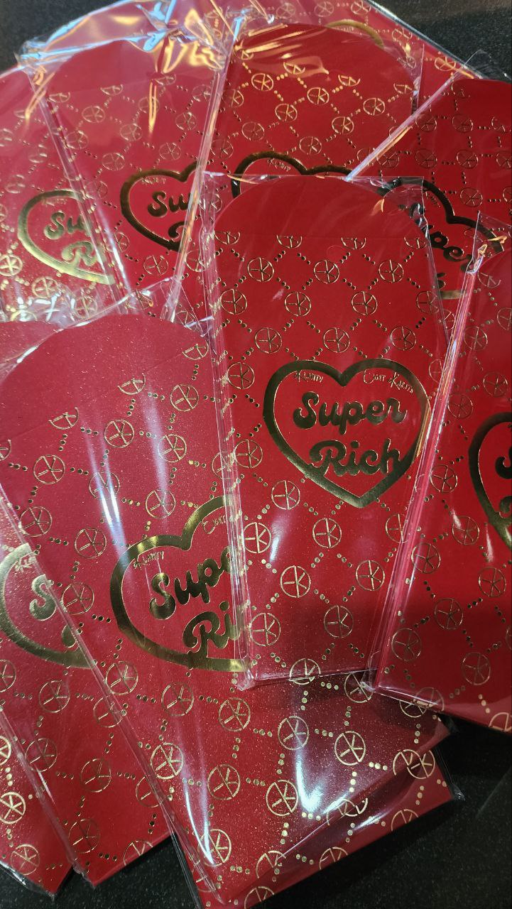 Edition limited Super Rich Red Packets ( 8 pcs/pack)