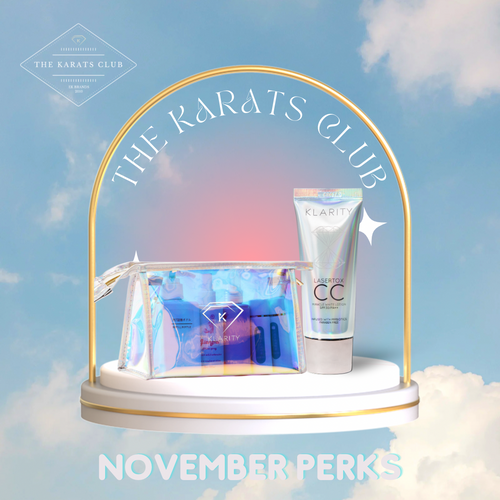 TKC x KLARITY Unicorn Tears Pouch + KLARITY LASERTOX CC MIRACLE WHITE LOTION 30ml worth $83