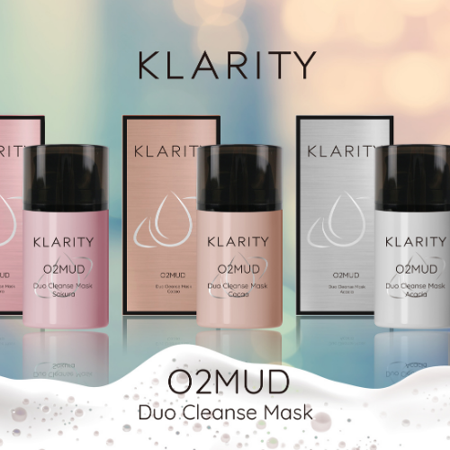 Pre-order Klarity 02MUD Duo Cleanse Series  (bundle set of 3) - Acacia, Cacao, Sakura (Acne Care, Renewal, Brightening) 50ml Masks - KURATES SINGAPORE